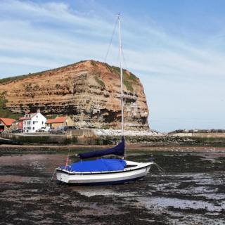 Staithes harbour in North Yorkshire