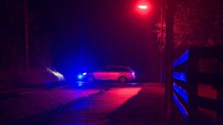 Police car on Duneany Road