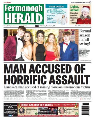 Fermanagh Herald front page
