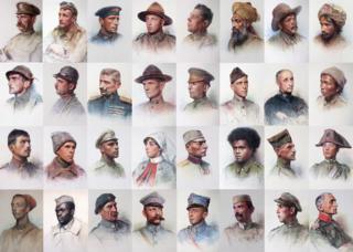 A selection of Eugene Burnand's pastel portraits