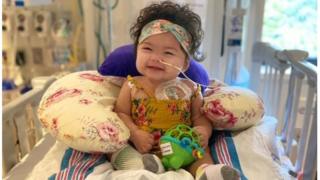 Alexandra en el hospital en Nueva York