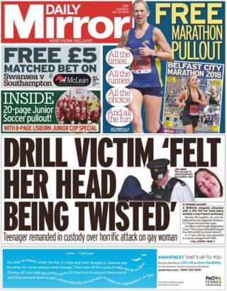 Daily Mirror front page