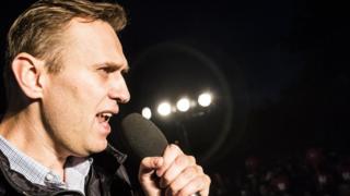 Навальный на митинге
