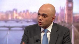 Business Secretary Sajid Javid