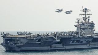 Foto del USS Abraham Lincoln.