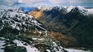 Pass of Glencoe from Stob Coire