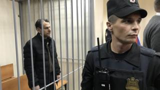 Борис Гриц на заседании Пресненского районного суда