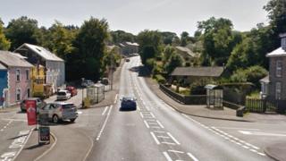 A487 Llanarth road