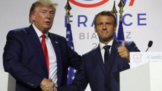 Macron and Trump