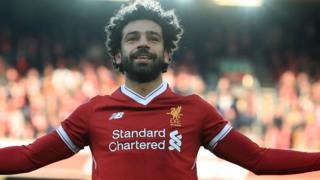 Liverpool forward Mohamed Salah