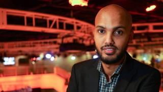 Xamza Maxamed wuxuu u shaqeeyaa TV-ga Aljazeera
