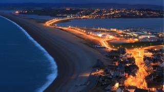 Light pollution of Dorset