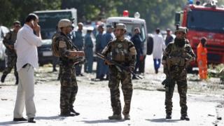 Soldados en Kabul