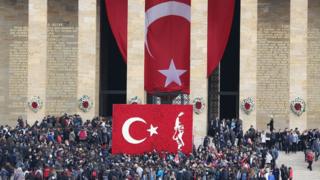 Празднование годовщины смерти Ататюрка в Анкаре