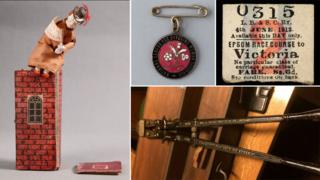 Objects associated with suffragettes