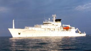 無人潜水機は米海軍の海洋調査船「ボウディッチ」に戻る前に拿捕された