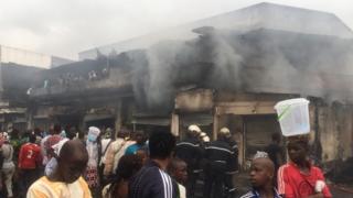 Market, Fire