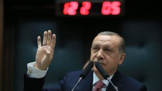الرئيس التركي رجب طيب أردوغان