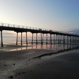 A pier over water