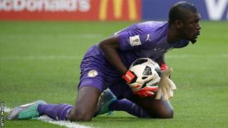 Khadim Ndiaye a joué les trois matchs du Sénégal lors de la Coupe du monde 2018.