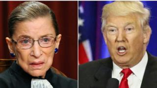 Ginsburg y Trump