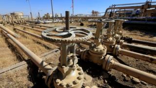 Kerkük'teki Dibis petrol sahası