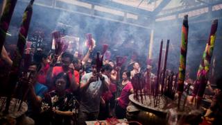 Perayaan Imlek di Jakarta