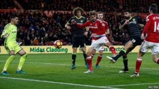 Diego Costa yana cin Middlesbrough