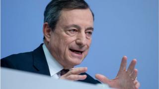 ECB chief Mario Draghi