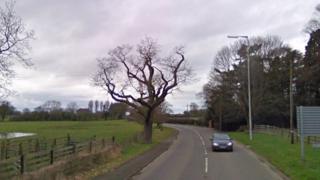 A529 leaving Market Drayton
