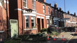 Car crashed into house in Cheltenham