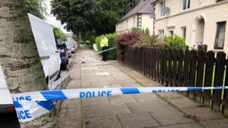 Police at scene