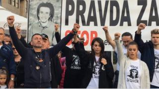 Davor Dragičević na jednom od okupljanja građana na trgu