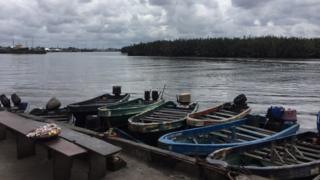 Marine base waterway for Port Harcourt, south south Nigeria