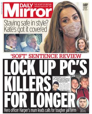 Daily Mirror front page