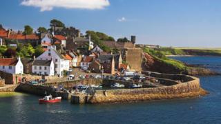 Crail harbour