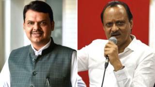 देवेंद्र फडणवीस-अजित पवार