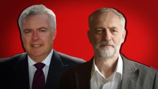 Carwyn Jones a Jeremy Corbyn