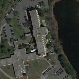 Satellite shot of the center of Wanaque
