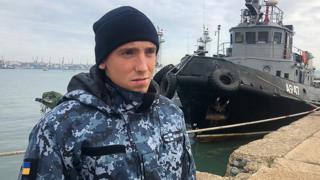 Комендор-сигнальщик, матрос катера "Никополь" Сергей Цыбизов