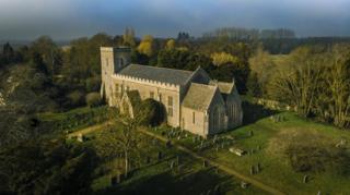 A church in Marcham