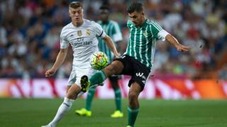 Dani Ceballos lors d'un match de Liga contre le Real Madrid