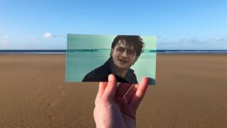 Томас Дьюк воссоздает сцену из фильма о Гарри Поттере в Пембрукшире