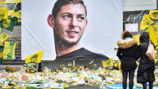 Homenaje a Emiliano Sala en Nantes