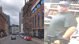 Crime scene/ CCTV image