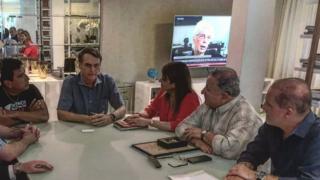 Onyx Lorenzoni em reunião com Jair Bolsonaro