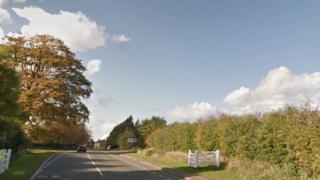 The A158 near Hagworthingham