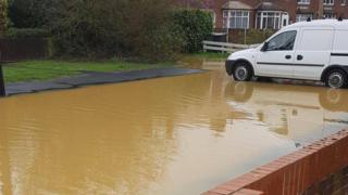 Flooding on Cressing Road