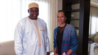 Adama Barrow a accordé une interview à Clarisse Fortuné de BBC Afrique.