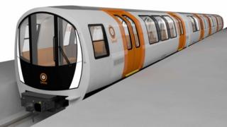 Image of new Glasgow subway train